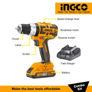 ☋ ❂ ◬ Ingco Cordless Combo Kit Set Impact Drill w/ Kitchen Mixer COSLI23023 | CIDLI20508 ICPT Exc