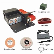 Electric DIY Desktop Polishers Mini Belt Machine Mini Fixed Angle Grinder Polishing Tool