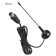 DELMER Digital Tv Antenna, Free Channel Mini TV Antenna Freeview, DVB-T Antenal 5dBi DVB-T/TV Black 