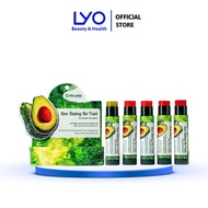 Fresh Avocado Lip Balm & Gac Po Lang Avocado / Gac Fruit Lip Balm for Soft, Smooth, Shiny Lips 4g