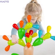MAOYE Cactus Montessori Toy, Hedgehog Cactus Baby Concentration Training, Plant Teaching Aids Grip L
