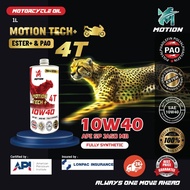 MOTION 4T ESTER + PAO 15w50 10w40 10w50 10w60 API SP MA2 1L 1.2L Fully Synthetic Motorcycle Engine O