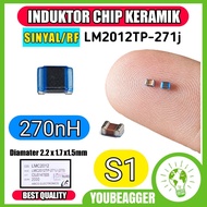 Adapter SMD 270uH 0805 LMC2012TP-271J ±5% Chip Inductor Coil ABCO for Filter rf impedance