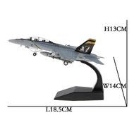 [Leipupa] 1/100 Scale F/A-18 Strike Fighter Plane Diecast Display Model Metal Fighter American Milit