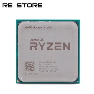 used AMD Ryzen 5 2600 R5 2600 3.4GHz Six-Core Twelve-Core 65W CPU Processor YD2600BBM6IAF Socket AM4