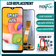 LCD SAMSUNG A01 / A015 COMPATIBLE FOR DISPLAY SKRIN TOUCH SCREEN DIGITIZER REPLACEMENT PART BY 𝑷𝒉𝒐𝒏𝑭