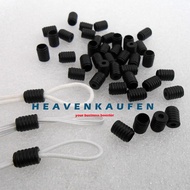Stopper Pengatur Adjuster Tali Masker Warna Hitam Harga Per Pack isi 50 Pcs