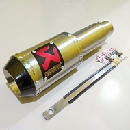 AKRAPOVIC GP M1 TITAN EXHAUST SILENCER, 50MM INLET