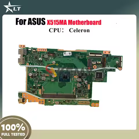X515MA Laptop Motherboard For ASUS VivoBook X515MA X515M Notebook Mainboard With Celeron CPU 100% te