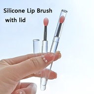 Simplicity Lip Brush Transparent Design Eye Shadow Brush Multipurpose Easy To Clean With Cover