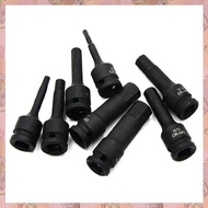 [h3w732xnj.ph] 1/2 Inch Impact Hex Socket Bit 12.5mm H5-H19 Allen Key Wrench Socket Bit Impact Wrenc