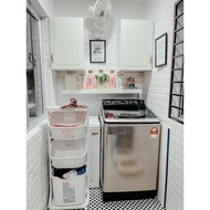 3 Tier Clothes Laundry Baskets Laundry Storage Basket Bakul Baju Kotor Bakul Laundry 3 Tingkat