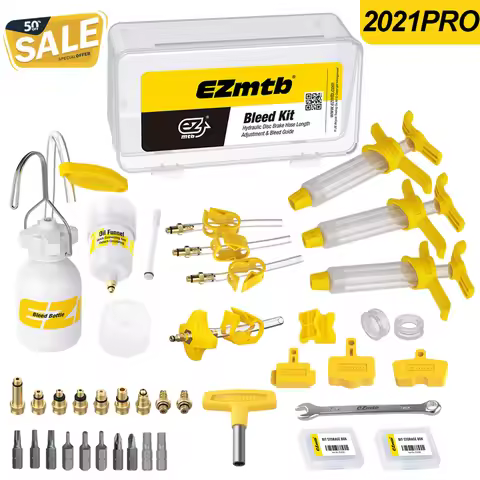 Ezmtb MTB Bike Hydraulic Brake Bleed Kit,For SHIMANO SRAM Avid MAGURA Series Hydraulic Disc Bike Bra