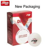 Bola Ping Pong WTT DHS DJ40+ WTT 2021-2022 World Tour 3 Star Table Tennis Ball Ping Pong Ball