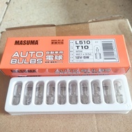 Halogen bulb T10 pin 12V-5W Japanese Masuma turn signal