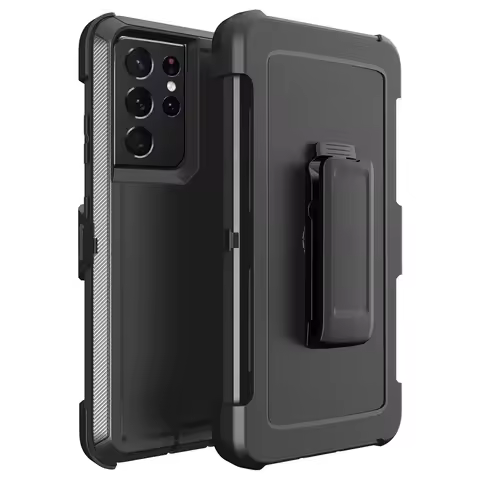 3IN1 Rugged Armor PC Case for Samsung Galaxy S25 S24 S22 S23 S22 S21 S20 Ultra Plus FE Note 20 10 9