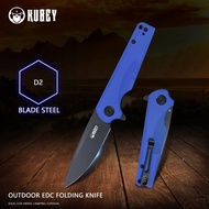 Kubey Wolverine Ku233 Folding Knife Drop Point D2 Blade And G10 Hand