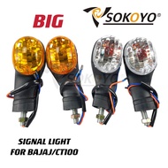 Motorcycle Parts Accessories Turn Signal Light For Bajaj Ct100 For Bajaj Ct100 Color White Yellow G