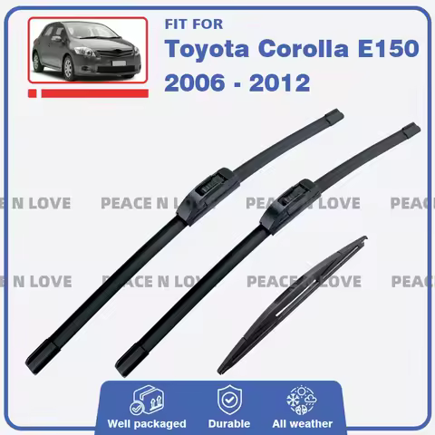 LHD RHD Front Rear Wiper Blades For Toyota Corolla E15 Altis Ascent XRS LE CE E140 E150 2006-2012 Wi