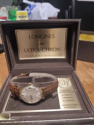 LONGINES Ultra-Chron 自動日曆14k金錶