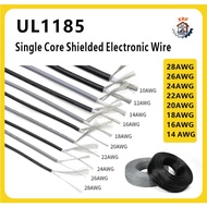 UL1185 Shielded Wire Signal Cable Single Core Shielded Signal Wire 28 26 24 22 20 18 16 14 AWG Chann