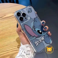 NEW Stitch Shy Cute Phone Case For Samsung Galaxy S25 Ultra S25+ S24 FE 5G C55 A82 5G A81 M60S Note 