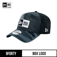 New Era 9FORTY A-Frame Trucker Box Logo Midnight Camo Snapback Cap