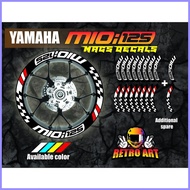 ◺ ❧ ◷ YAMAHA Mio 125 i mags decals