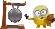 Minions: Rise of Gru Bob Button Activated Action Figure Approx 4-in with Gong & Teddy Bear Accessori