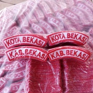 Kwarcab location of Bekasi City Kab/. Bekasi Bekasi Embroidery/ 100 pieces