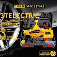 Electric Car Jack 3 Tons Jack Kereta Car Tyre Repair Tools Scissor Jack stand Stabilizer Jek Kereta
