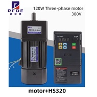 Three-phase motor   120W  380V  2.7 RPM-460 RPM AC Reductiemotor 5RK120RGU- CF  with  Frequency conv