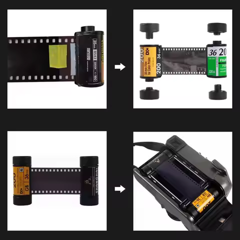 Hot Sale 135 To 120 Film Adapter Canister Converter Panorama Camera 35mm To 120 Film Canister