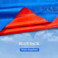 Blue Sack Sakolin waterproof (per meter) construction cover sakoline trapal