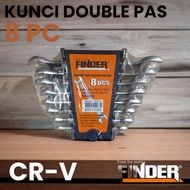KUNCI DOUBLE PAS SET FINDER 8PC CHROME VANADIUM A1357