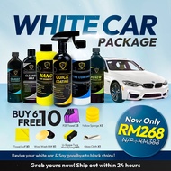 【CP CAR Detailer】White Car Package - Car Shampoo Quick Coating Cleaner Wax Interior Care Tayar Glass