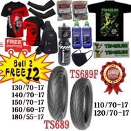 Timsun tayar TS689 TS689F FREE GIFTS 110/70-17 120/70-17 130/70-17 140/70-17 150/70-17 160/60-17 180