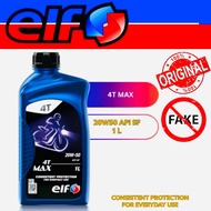 💯 ORIGINAL ELF MOTO 4 MAX 20W-50 Mineral /Semi-Synthetic 4-Stroke Motorcycle Engine Oil | Original E