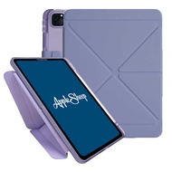 [Origami 11 m1-m2] เคสำหรับไอแพด Pro 11 2021 Gen3 / 11 2022 Gen4 / 11 2018 ปกแบบ Origami ตั้งแนวตั้ง