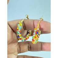 NJ Hoop Earring with unique design