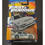 Hot Wheels Fast n Furious - Volkswagen VW Jetta MK3