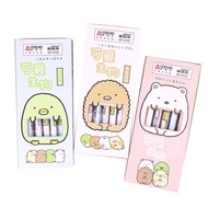 3 Pcs San-X SUMIKKO GURASHI Cute animal 0.5mm Black ink Blue ink Neutral Erasable Pen Kawaii Gel Pen School Office Supplies kids stationery Boy Girl gift