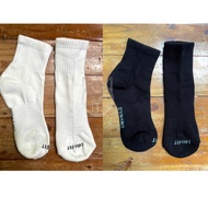 DYNAMO - Plain Cushioned Cotton Crew Socks - Mid Cut
