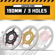 BUTA DISC MIO I 125 / M3 190MM 3 HOLES 3.5MM / BUTA LIGHTEN DISC MIO I 125 / MIO M3 MADE IN