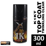 Samurai K1KT Twinkling Clear 1K Top Coat Spray Paint 300ml [Made in Malaysia]