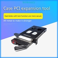 KOK Hard Disk Adapter Rack Bracket HDD SSD 2 5In PCI Single Hard Drive Disk Bracket Olmaster MR-9100