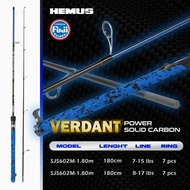 HEMUS VERDANT POWER SOLID CARBON SPINNING Rod