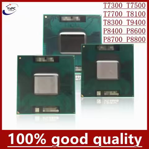 Core 2 Duo T7300 T7500 T7700 T8100 T8300 T9400 P8700 P8600 P8800 P8400 CPU Laptop Processor PGA 478 