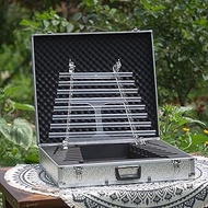 Crystal Harp With Aluminum Case, 8 Notes C5 D5 E5 F5 G5 A5 B5 C6 Perfect Healing Musical Instrument 