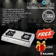 XUNDA Stainless Steel Table Gas Stove 2-N5-H